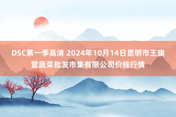 DSC第一季高清 2024年10月14日昆明市王旗营蔬菜批发市集有限公司价钱行情