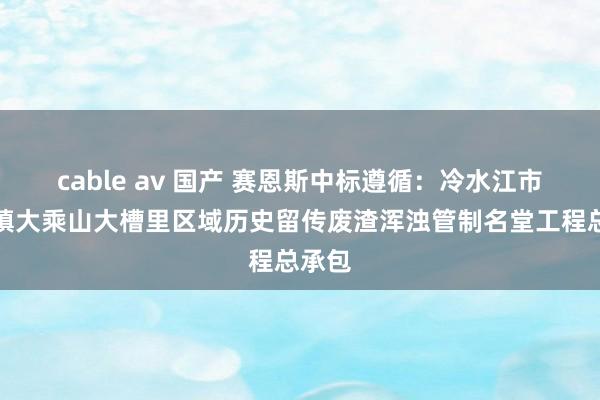 cable av 国产 赛恩斯中标遵循：冷水江市禾青镇大乘山大槽里区域历史留传废渣浑浊管制名堂工程总承包