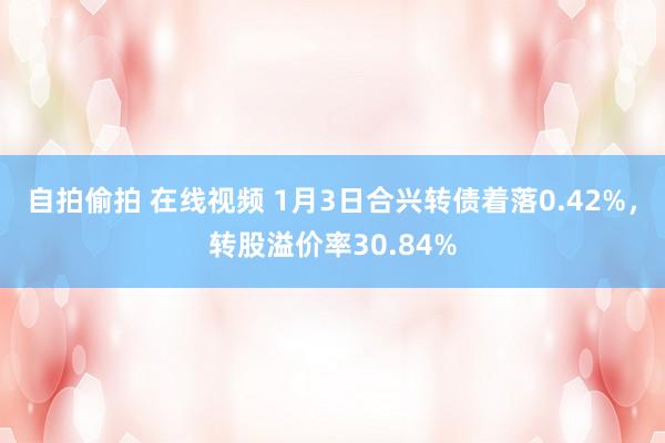 自拍偷拍 在线视频 1月3日合兴转债着落0.42%，转股溢价率30.84%